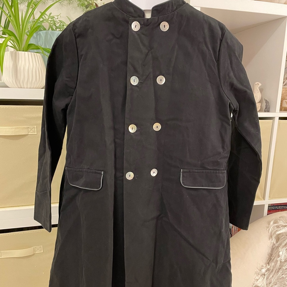 Elephantito double breasted fleece lined coat